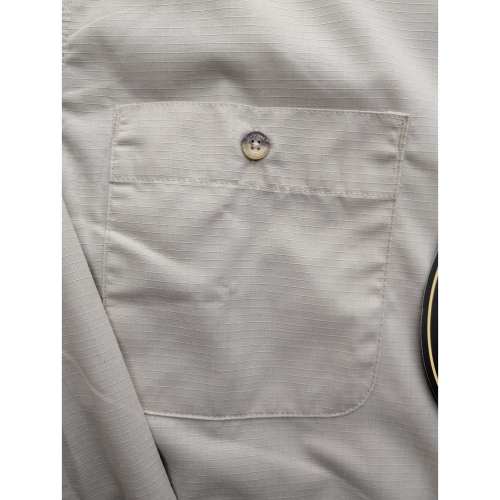 Backpacker Men's Shirt LT Beige Button Up Long Sleeve Pockets Nwt‎ - Picture 5 of 11